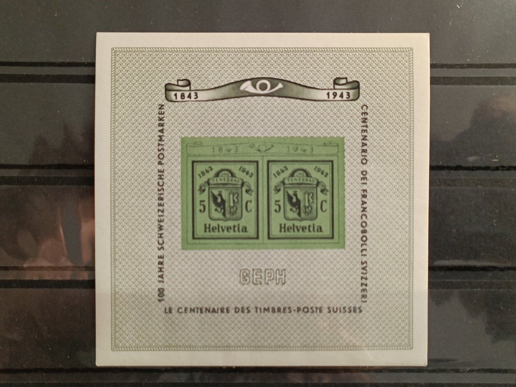 Tutti i francobolli: 1943 Nat. Briefmarkenausstellung postfrisch** – Usato da Dübendorf venduto da goeggi79