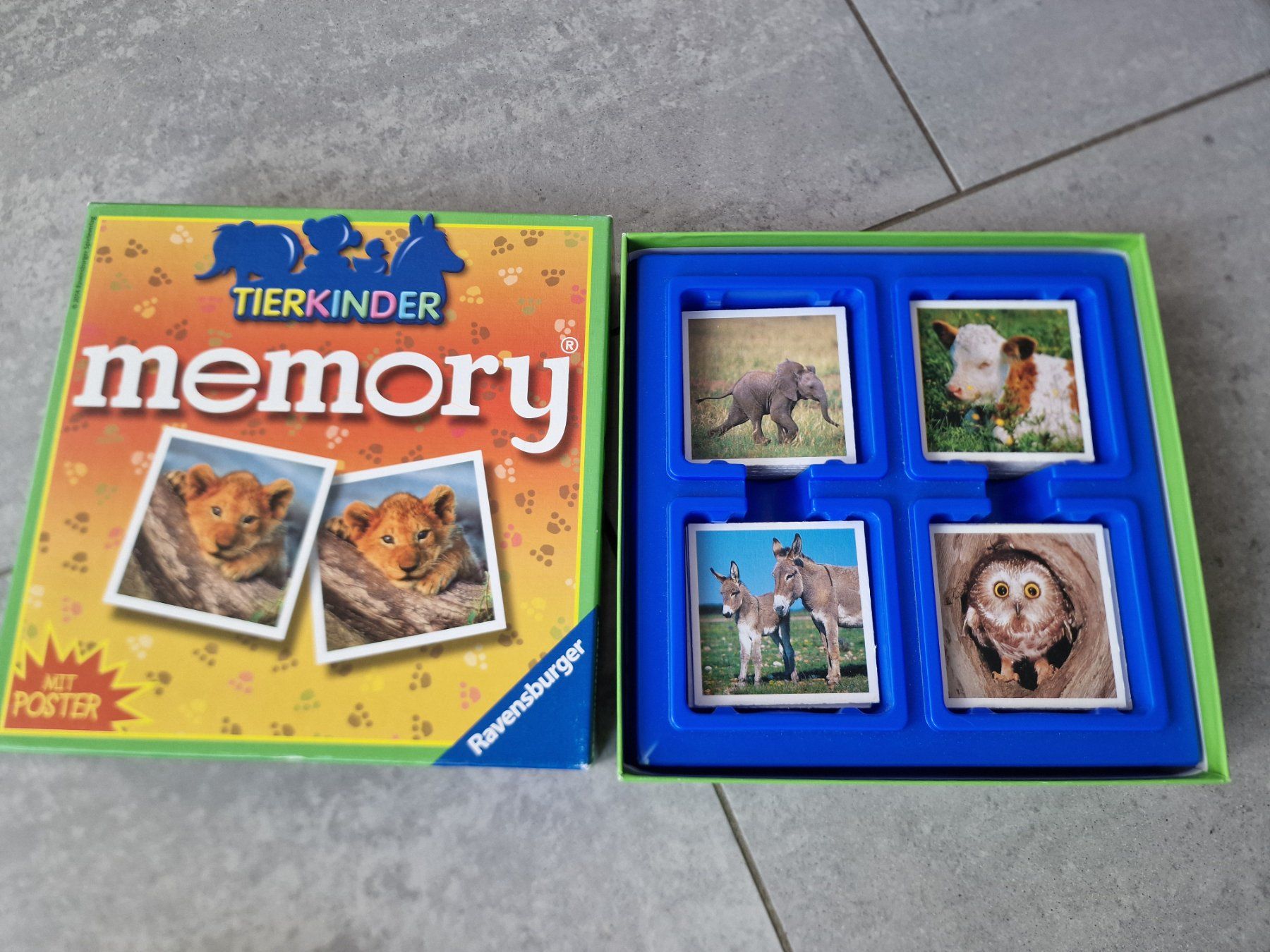 Ravensburger Giochi: Tier Memory mit 72 Karten von Ravensburger - mit Poster – Usato da Wilen b. Wollerau venduto da kaefer88 2