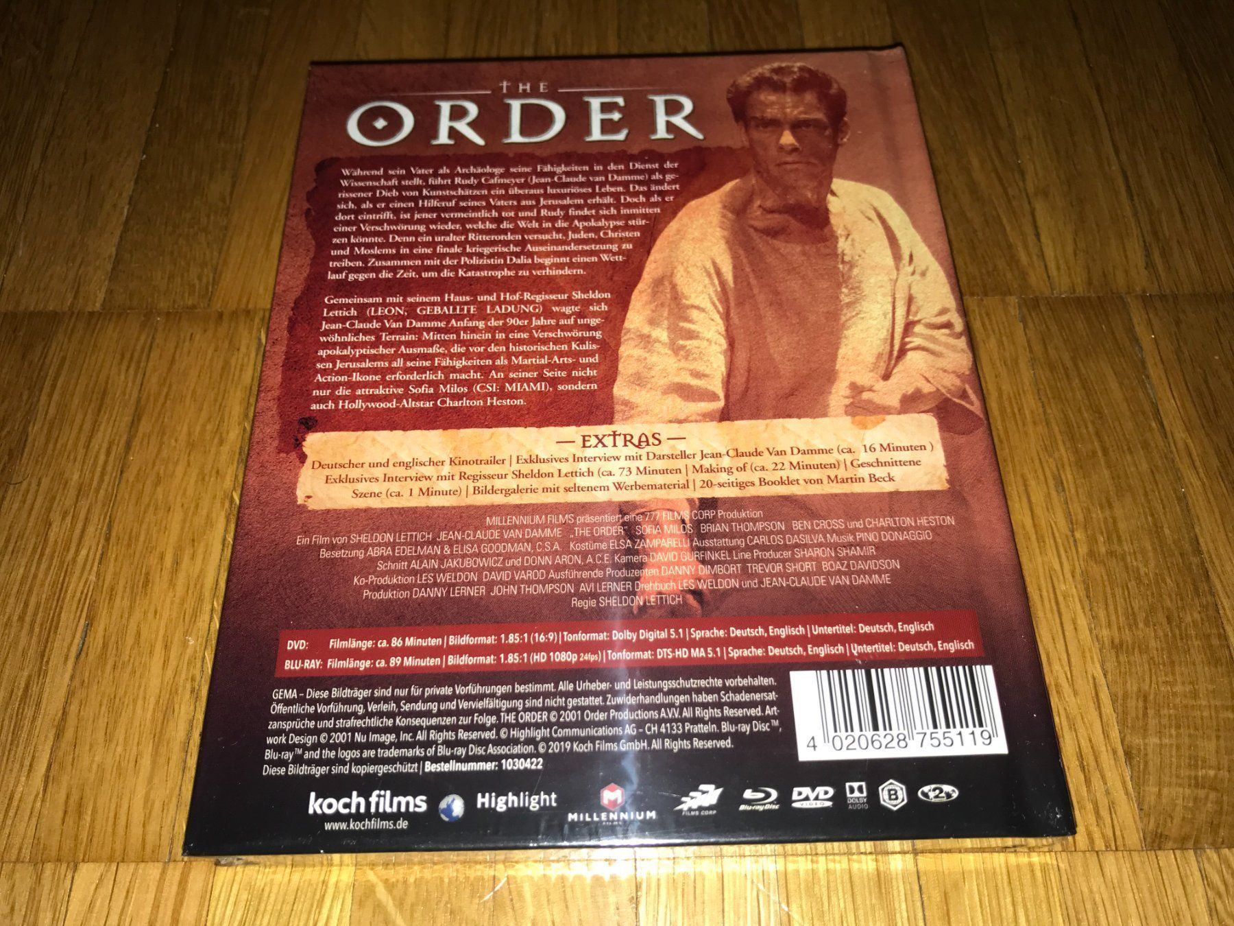 Tutti i DVDs: The Order - MEDIABOOK - B - UNCUT – Nuovo e nell'imballaggio originale da Basel venduto da havsok 1