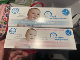 3x Schwangerschafts- und 11x Ovulationstests