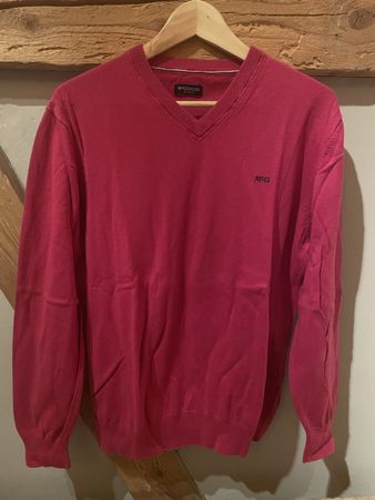 McGregor V-Ausschnitt Pullover Pink/Rot
