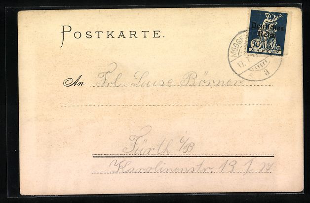 Cartoline postali: Litho Muggendorf, Postkutsche auf dem We – Usato da Berlin venduto da bartko-reher 1