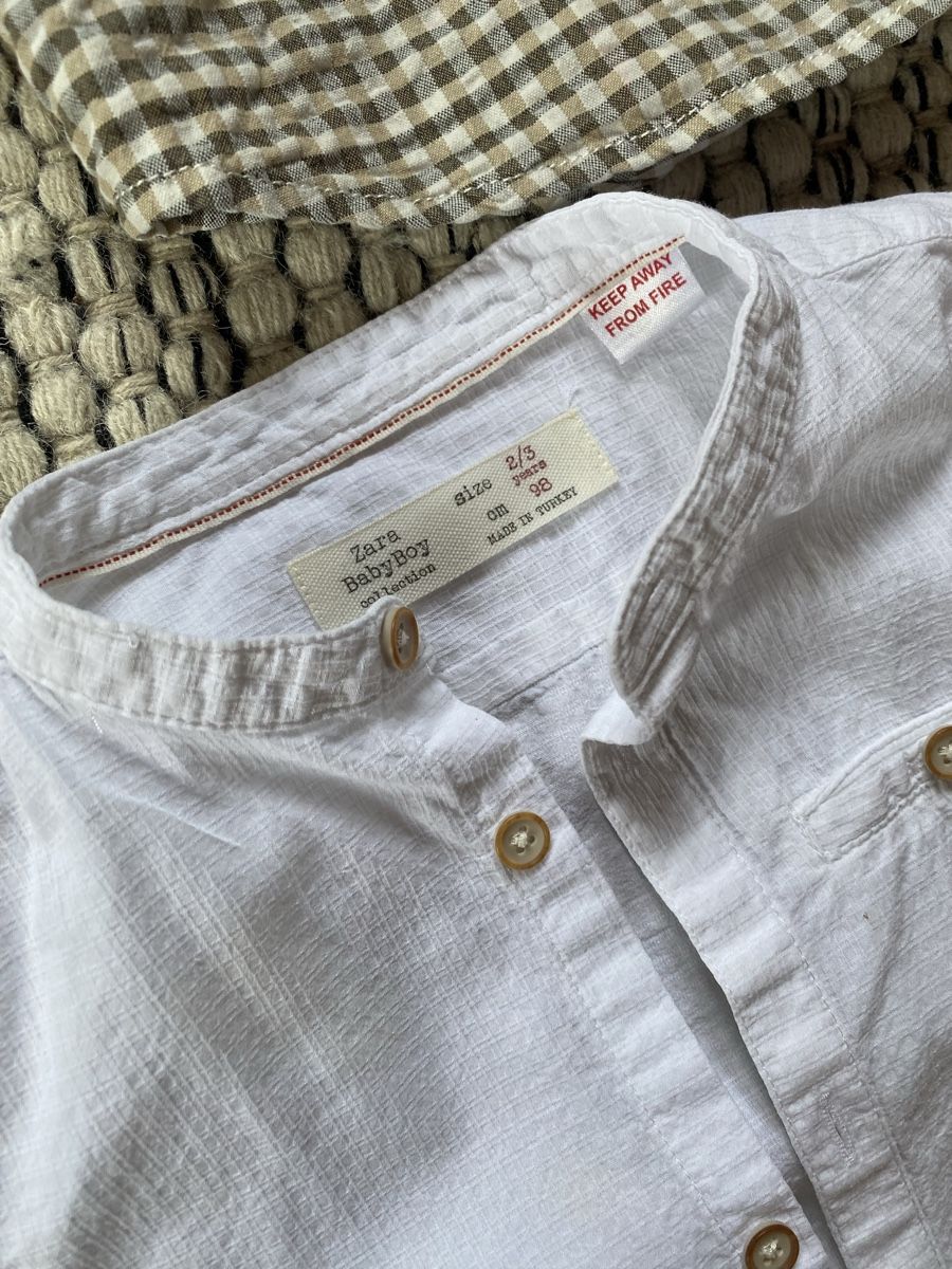 Zara Camicie, T-shirt & Polo: Zara Hemd weiss 92/98 – Usato da Happerswil venduto da angela_schlatt 1