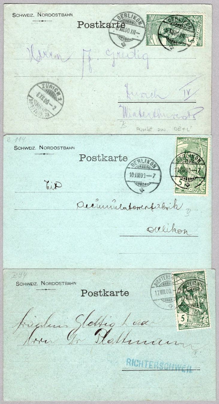 Alle Briefmarken: UPU 1900 – Gebraucht aus Vilters von Jere3943