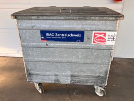 Abfallcontainer Müllcontainer Stahl verzinkt 800L Dietikon