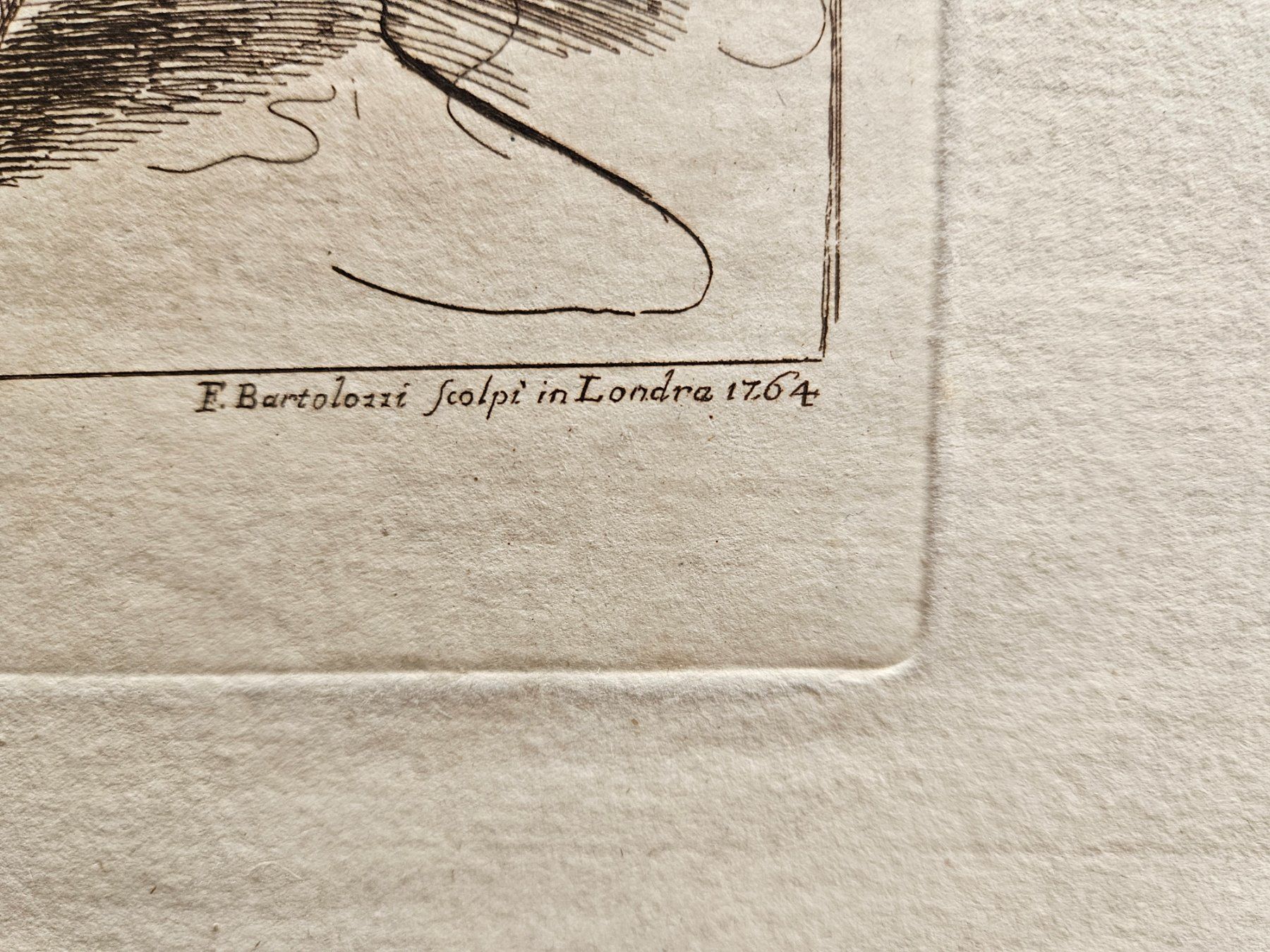 Incisioni: Francesco Bartolozzi, zwei Radierungen 1764 – Usato da Wisen SO venduto da gralstrand 3