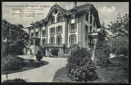 AK Spiez, Erholungsheim Bethanien, 1920