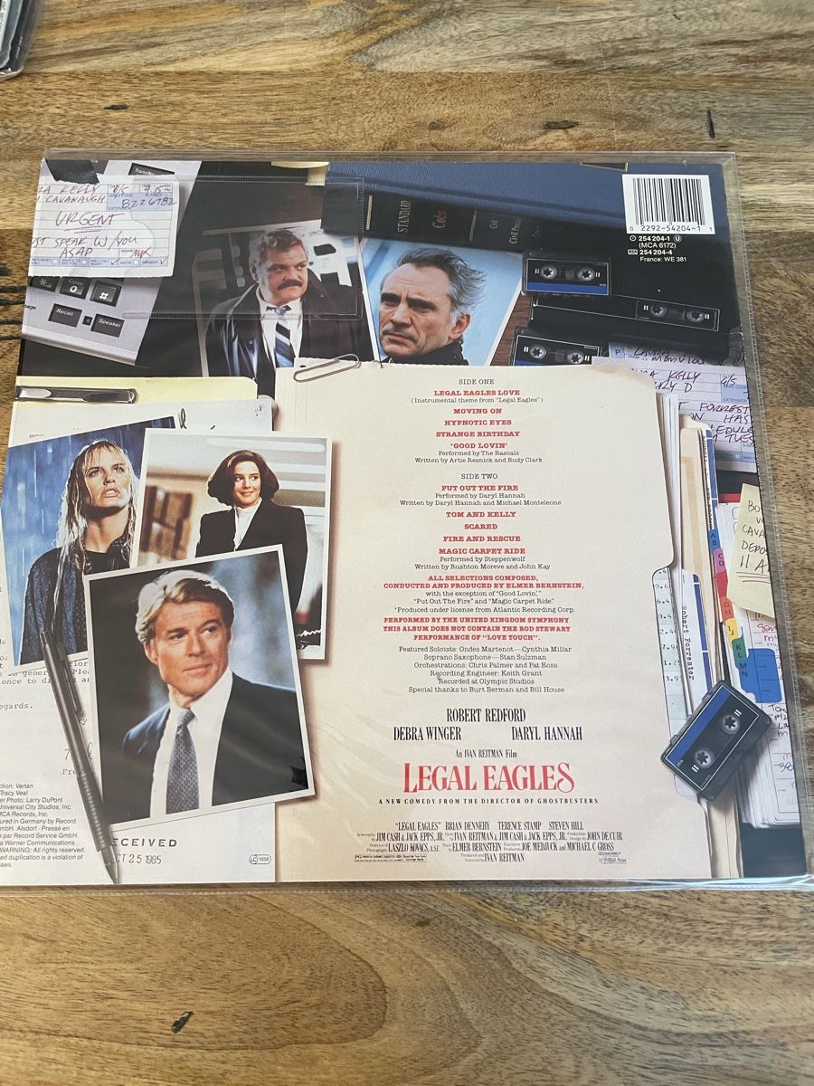 Dischi in vinile: Legal Eagles - Elmer Bernstein – Usato da Hombrechtikon venduto da baersandro 1