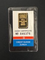 Goldbarren 2.5 g Credit Suisse
