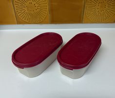 Tuppervision 1 mit Deckel rot