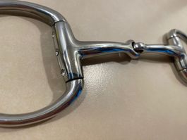 neue Trense mit D-Ring-Gebiss, 13.5 cm und Strasssteinen