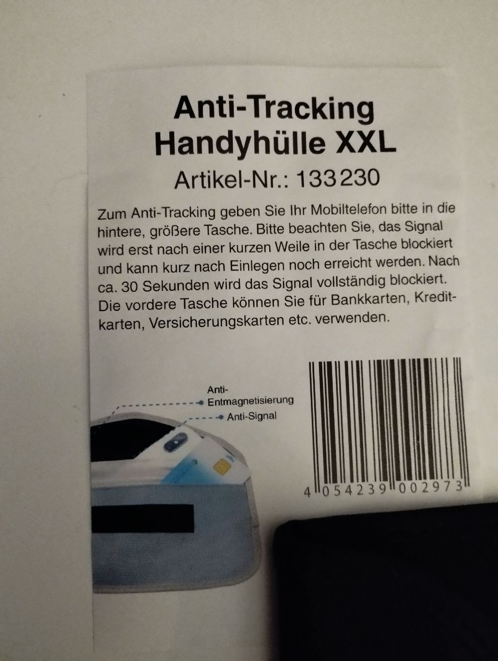 Borse: Anti-Trecking Handyhülle XXL – Nuovo e nell'imballaggio originale da Ostermundigen venduto da Dinge1 4