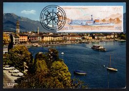Maximumkarte Schifffahrt Lago Maggiore