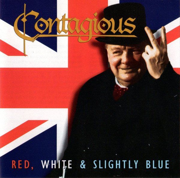 CD: Contagious – Red, White & Slightly Blue – Usato da Sargans venduto da Soraya3