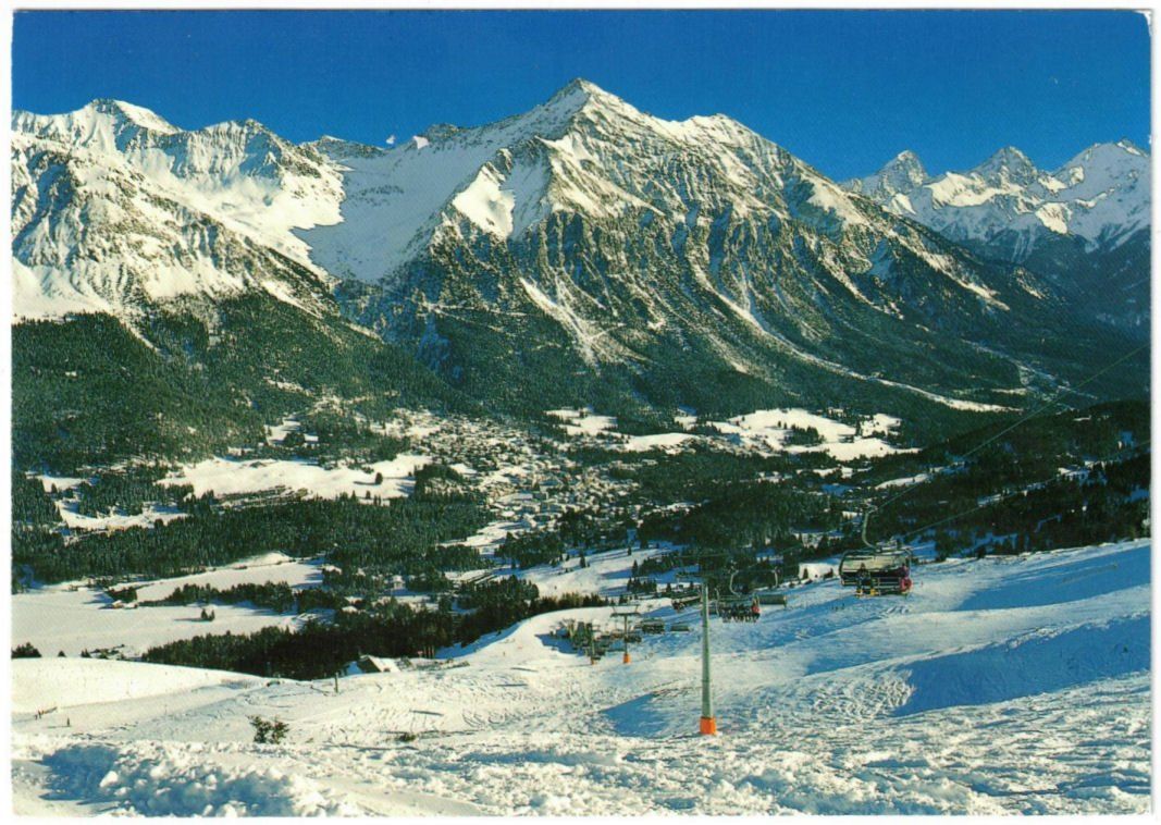 Cartoline postali: Lenzerheide - Sessellift Alp Lavoz--Steinhaus – Usato da Binningen venduto da Mountainrider
