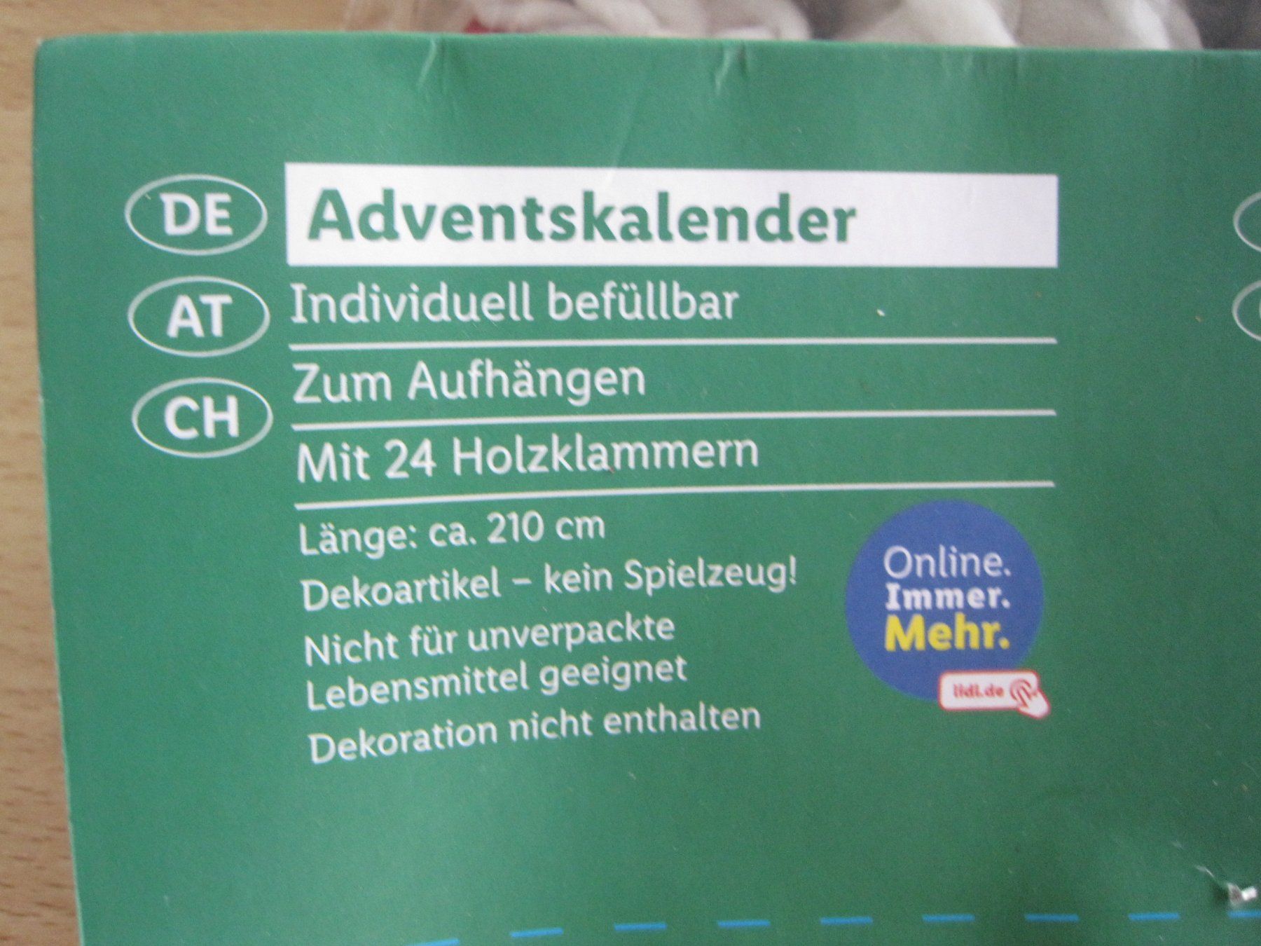Calendari: Schöner Adventskalender  24 Säckli – Nuovo e nell'imballaggio originale da Schachen LU venduto da moepsli5 2