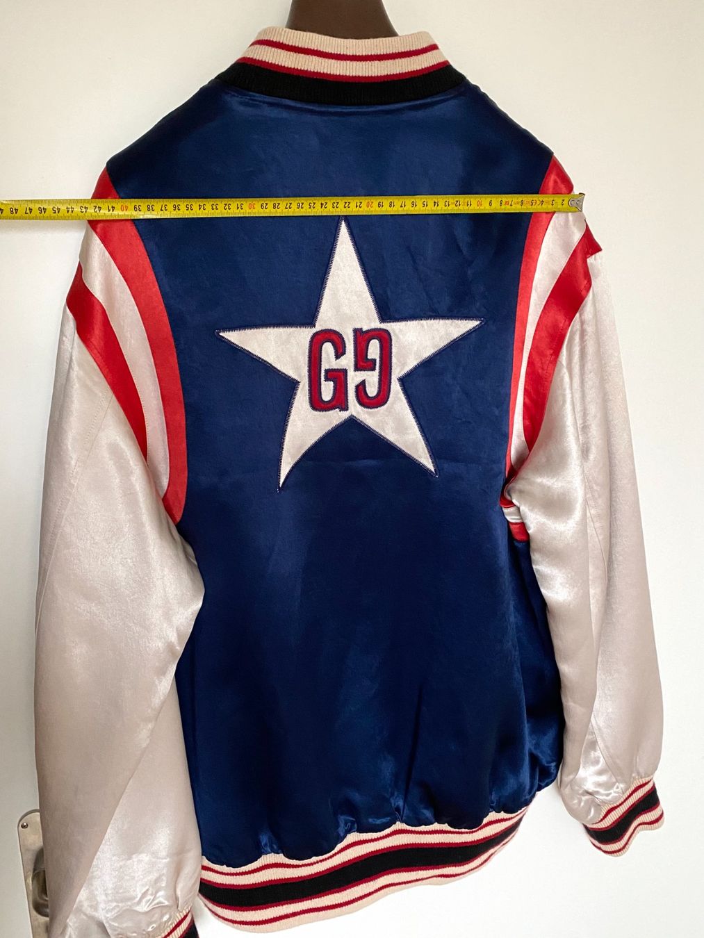 Gucci Giacche: GUCC GG Seide VARSITY Polyester Oversize JACKET L ORIGINAL – Usato da Kreuzlingen venduto da Selliton 8