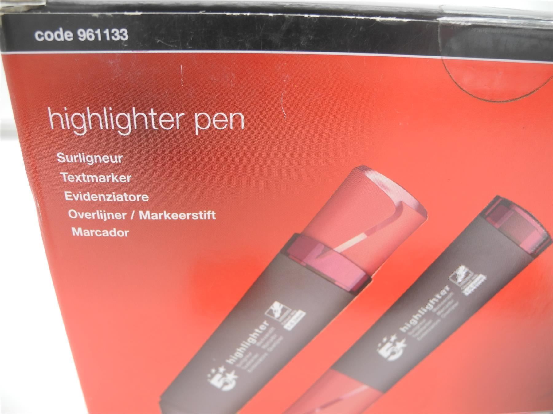 Stifte & Marker: 12 Textmarker Rot, Nr. 57b – Neu und originalverpackt aus Kottwil von Crazyrolf 3
