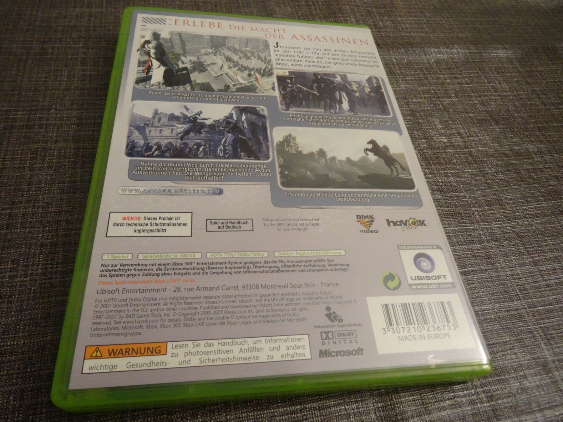 Microsoft Spiele: Xbox 360 Spiel - Assassin's Creed – Gebraucht aus Olten von Disc-Ausverkauf 2