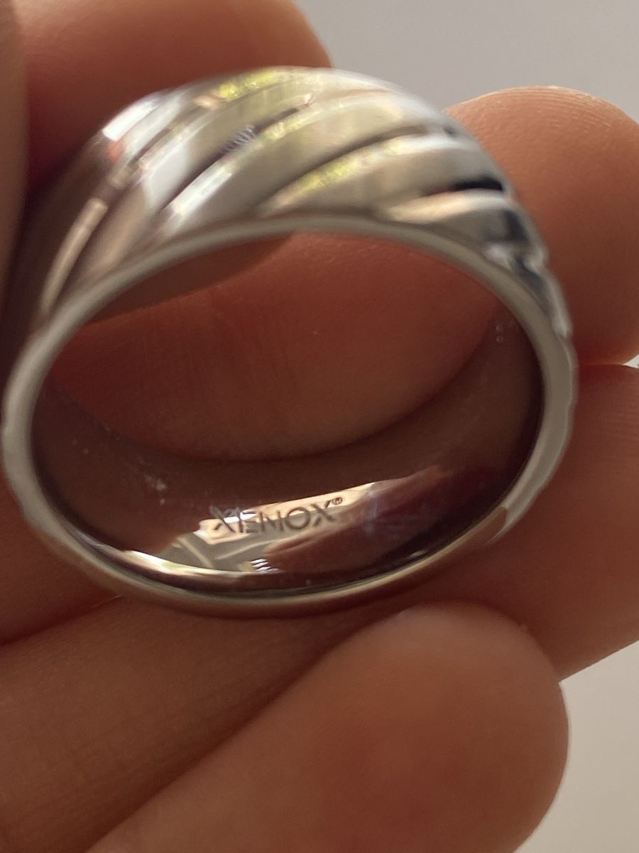 Anelli: Xenox Massive Edelstahl Silber Ring – Nuovo (secondo la descrizione) da Givisiez venduto da dor_xb9k 2