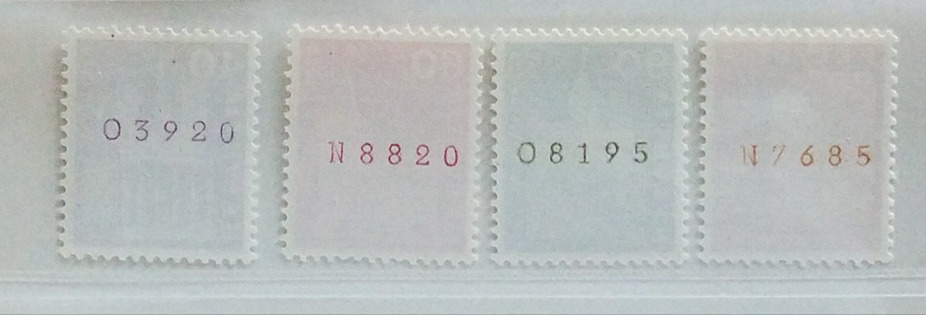 Tutti i francobolli: RO26) 362RM-369RM, Rollenmarken Satz postfrisch Kt.30.- – Nuovo (secondo la descrizione) da Baden venduto da Eggi 1