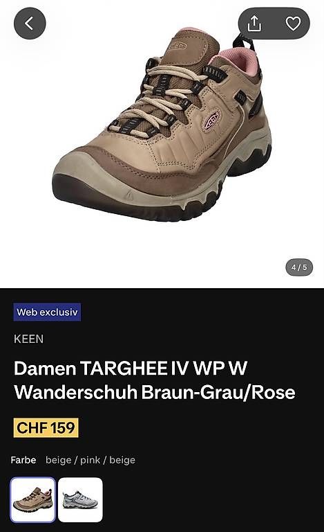 Scarpe da donna: Targhee Wanderschuhe – Nuovo e nell'imballaggio originale da Niederuzwil venduto da hel_v9ky 1