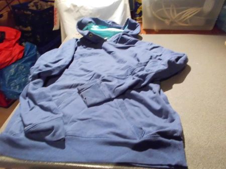 Pullover Grösse S, Chicoree, blau/Baucht