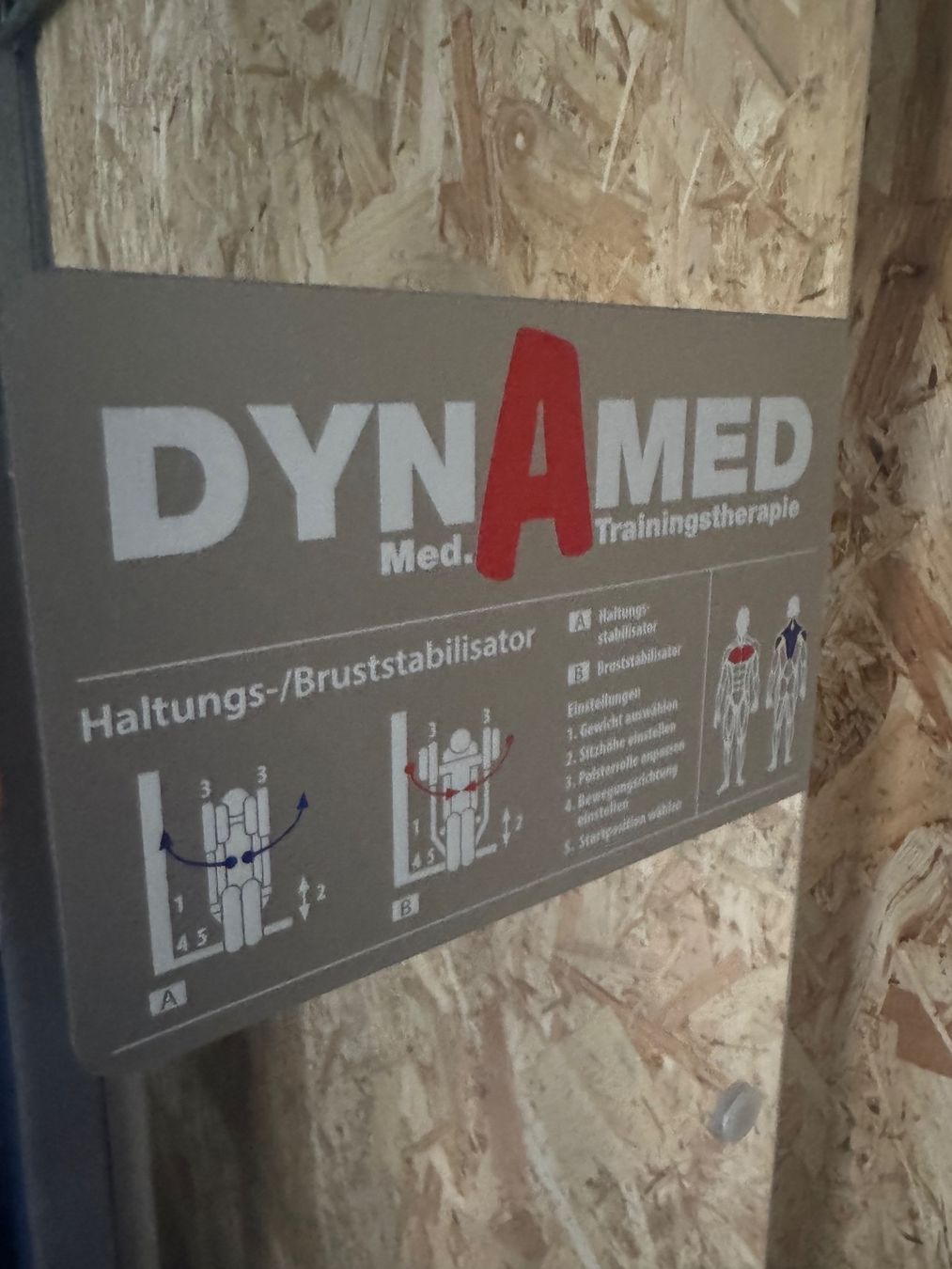 Attrezzature mediche: DYNAMED Haltungss-/Bruststabilisator Trainingsgerät – Usato da Pfäffikon ZH venduto da Jbkzd1988 1