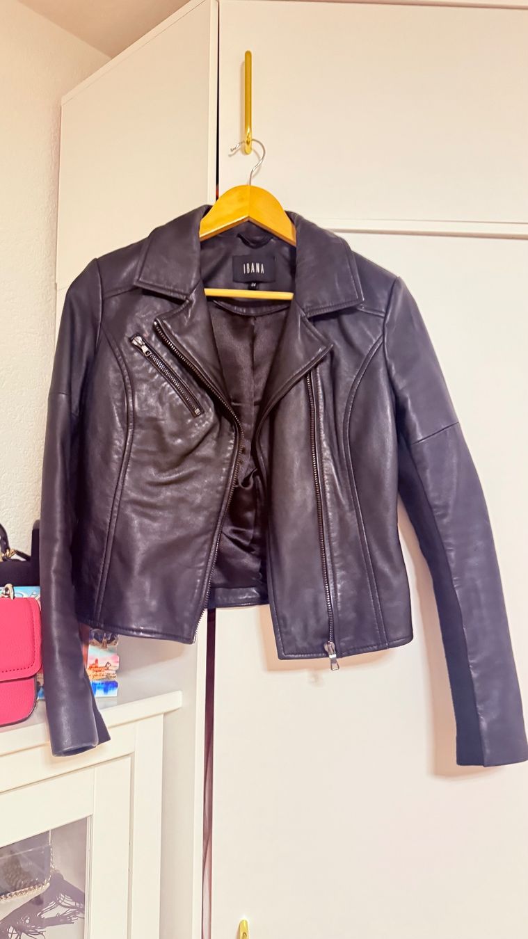 Giacche: Lederjacke IBANA Damen Grösse 34 Schwarz – Usato da Grenchen venduto da Raluca29 4