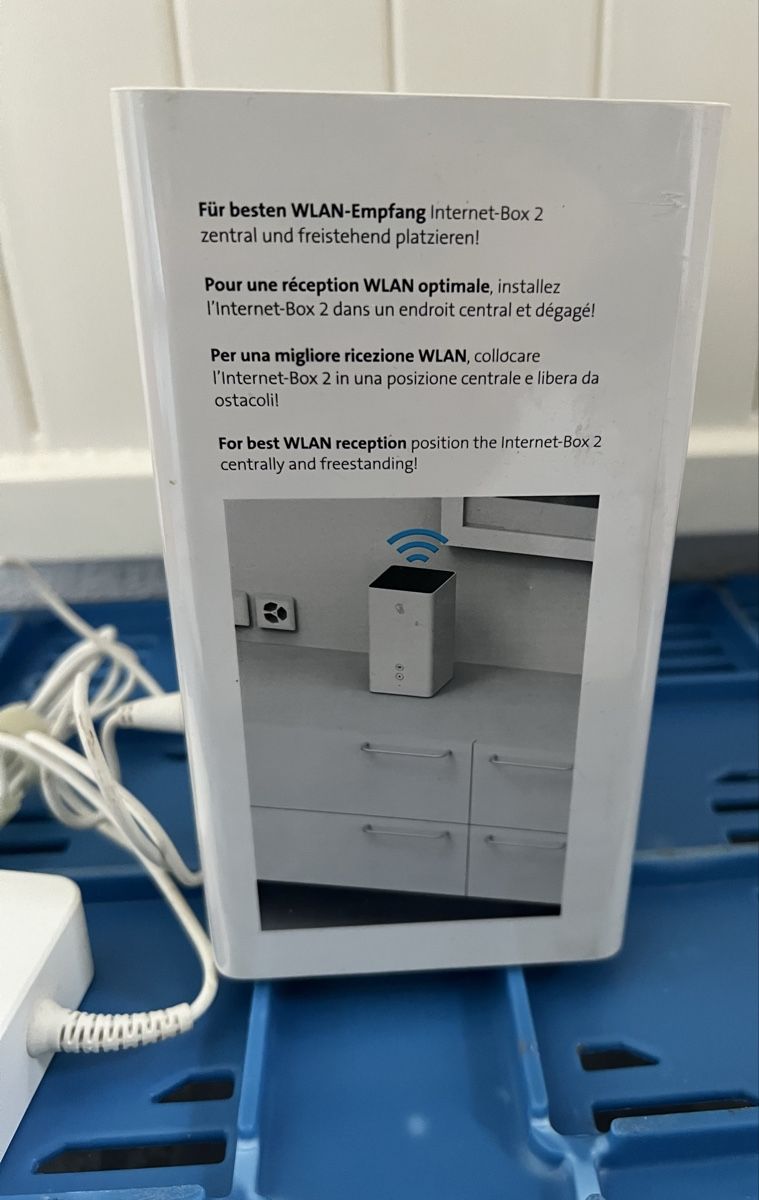 Swisscom Modem & Router: Swisscom Internet-Box 2 Router weiss gebraucht – Usato da Mumpf venduto da anelva 1