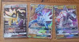 3 Cartes pokémon rares