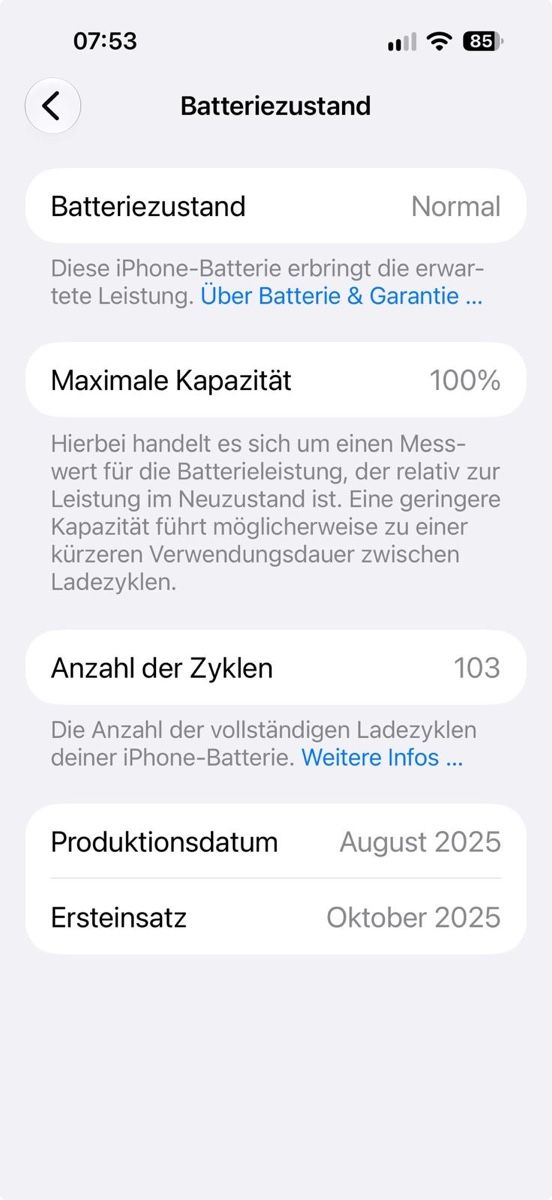 Apple Handys / Smartphones: Apple iPhone 17 Pro Max 1000 GB Deep Blue – Neu (gemäss Beschreibung) aus Andwil SG von chrisisler 2