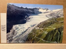 AK von Rhonegletscher mit Furkapass