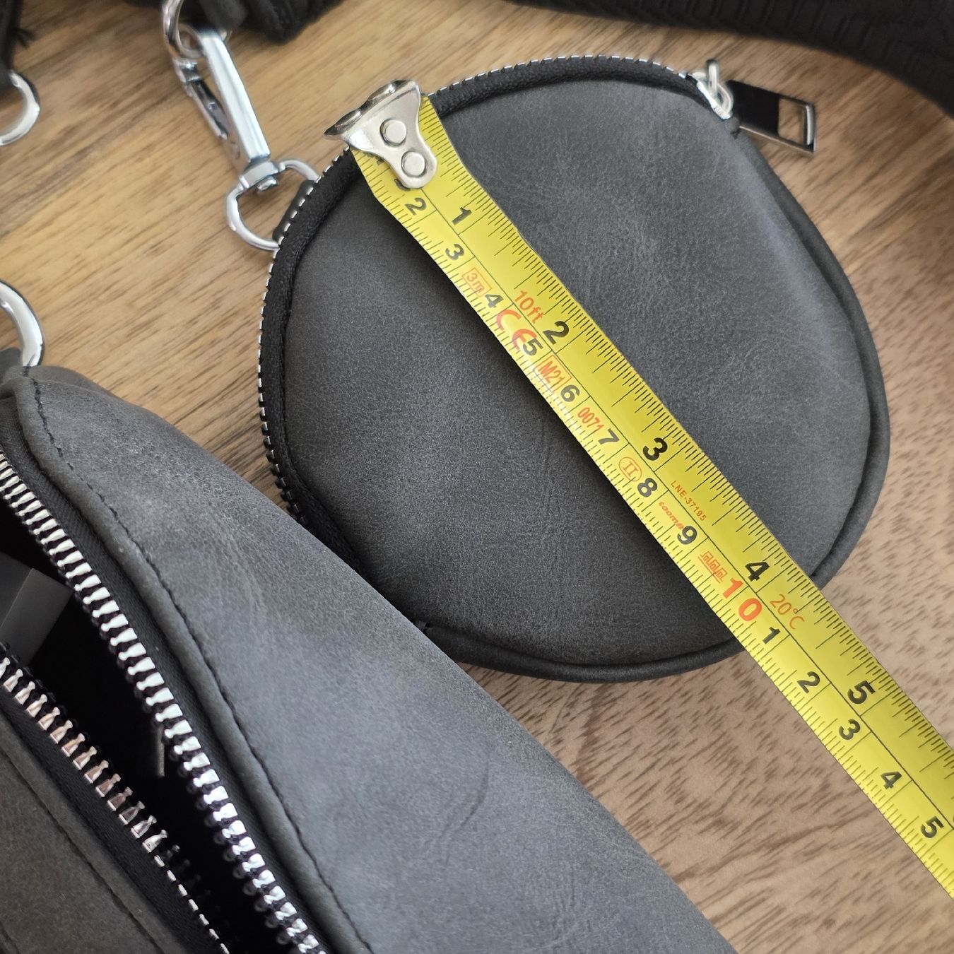 Borse da donna: Bauchtasche mit Münz-Täschli, anthrazit, Kunstleder, neu – Nuovo (secondo la descrizione) da Rheinsulz venduto da Gilea 6