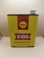 Bidon Huile moteur Shell X-100 Multigrade Vintage