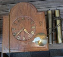 Orologio da parete in legno con pendolo stato usato