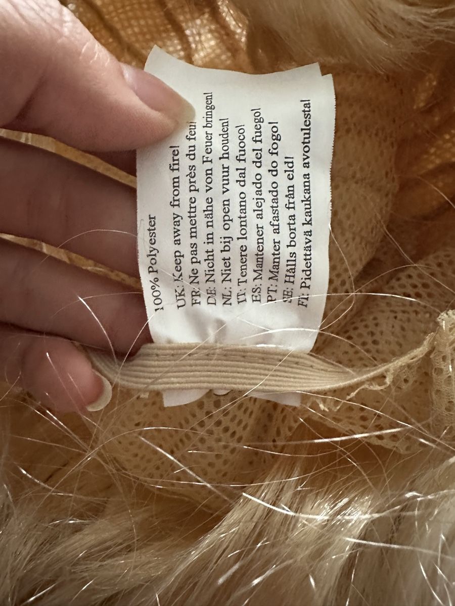 Parrucche: Perücke Boland lang blond mit Pony – Usato da Schnottwil venduto da sml_29t8 3