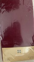 Manor Jersey-Fixleintuch, bordeaux, 90x200cm, Neu!