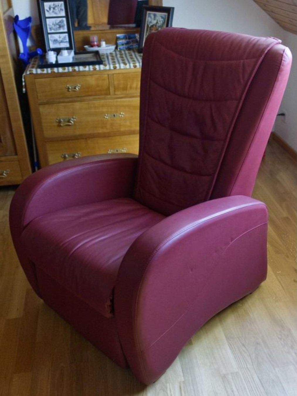 Dispositivi per massaggi: Fauteuil électrique avec massage, en cuir – Usato da Tavannes venduto da SandraBO 2