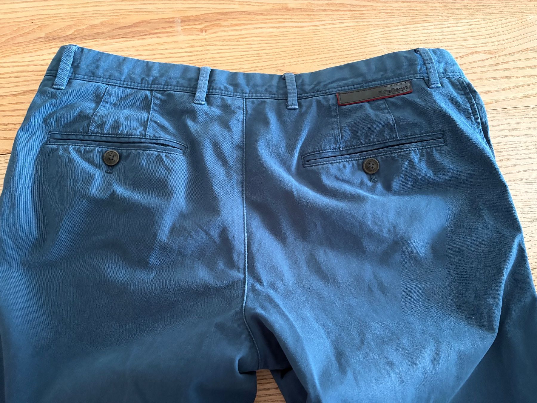Strellson Pantaloni: Strellson Herren Chino Hose blau – Usato da Rüschlikon venduto da Emma01 2