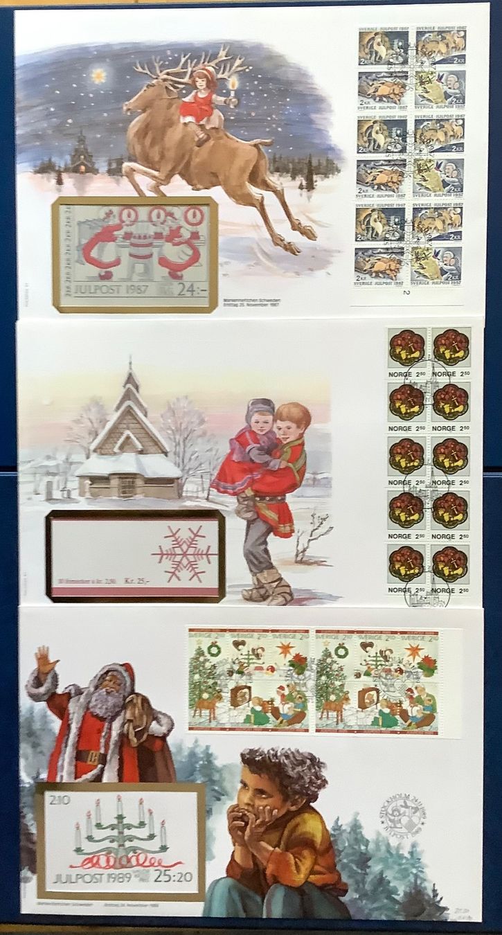 Tutti i francobolli: 1987 -89 - Weihnachten- Grossbriefe Markenheftchen – Nuovo (secondo la descrizione) da Liestal venduto da Pep3