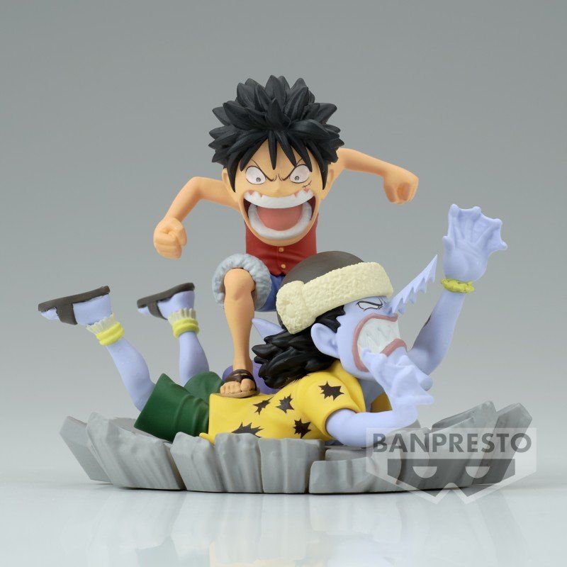 Bandai Statuette: ONE PIECE - WCF Log Stories - Monkey D. Luffy - (VS Arlong) – Nuovo e nell'imballaggio originale da St-Imier venduto da ATTAKSHOP 1