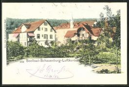 Soolbad Schauenburg Luftkurort, gelaufen 1902