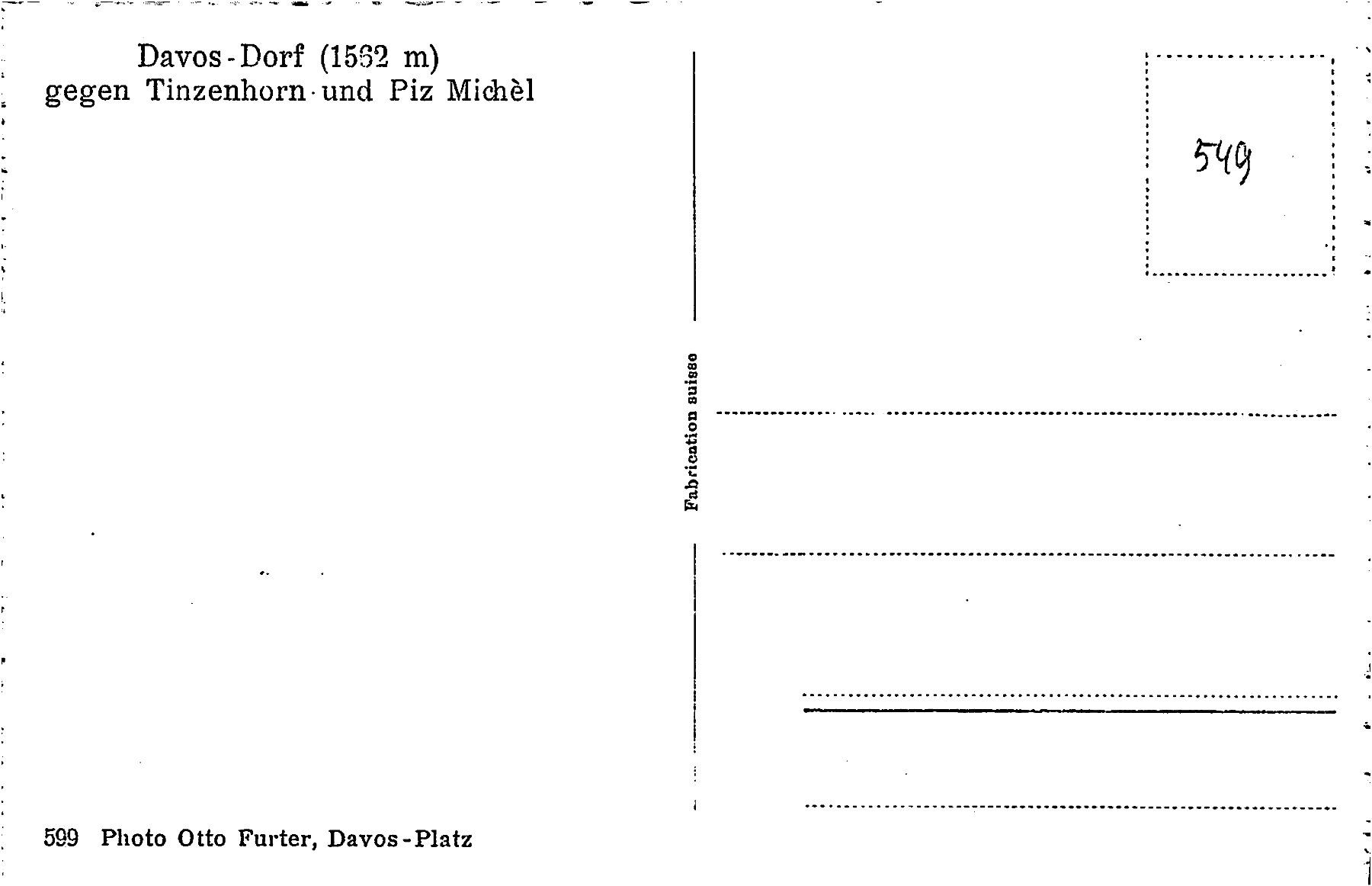 Ansichtskarten: 2x Davos – Gebraucht aus Ottikon b.Kemptth. von Neptun1974 1