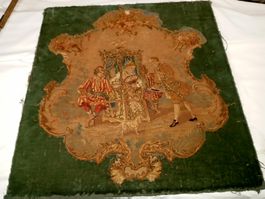 Antiker Gobelin Tapisseriepanel 18er