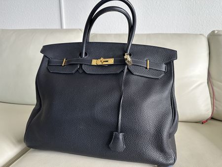 HERMÈS PARIS Birkin 40, navy
