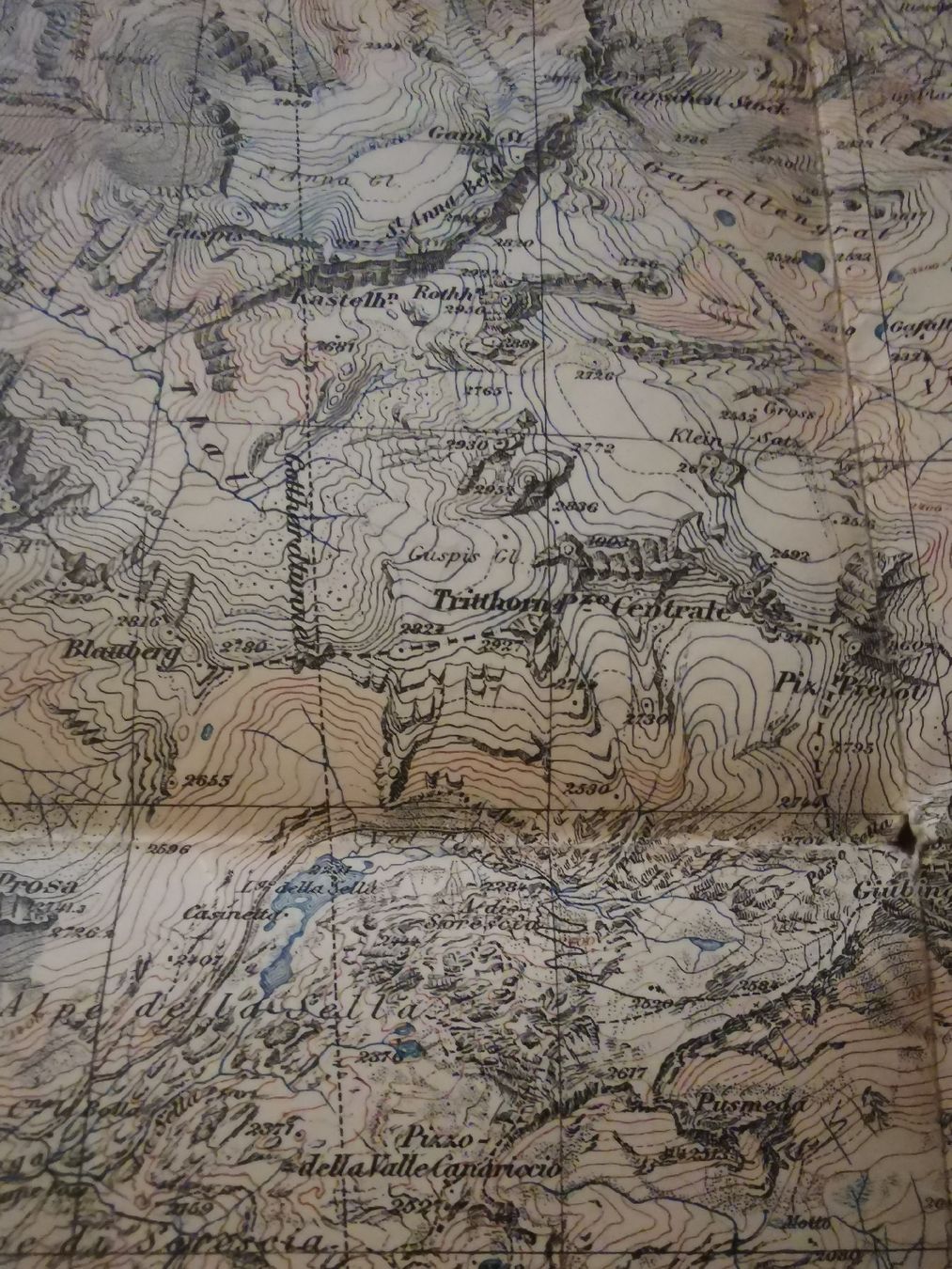 Cartine & Atlanti: Topographischer Atlas der Schweiz "Gotthardgebiet". – Usato da Egg b. Zürich venduto da Pronsch 4