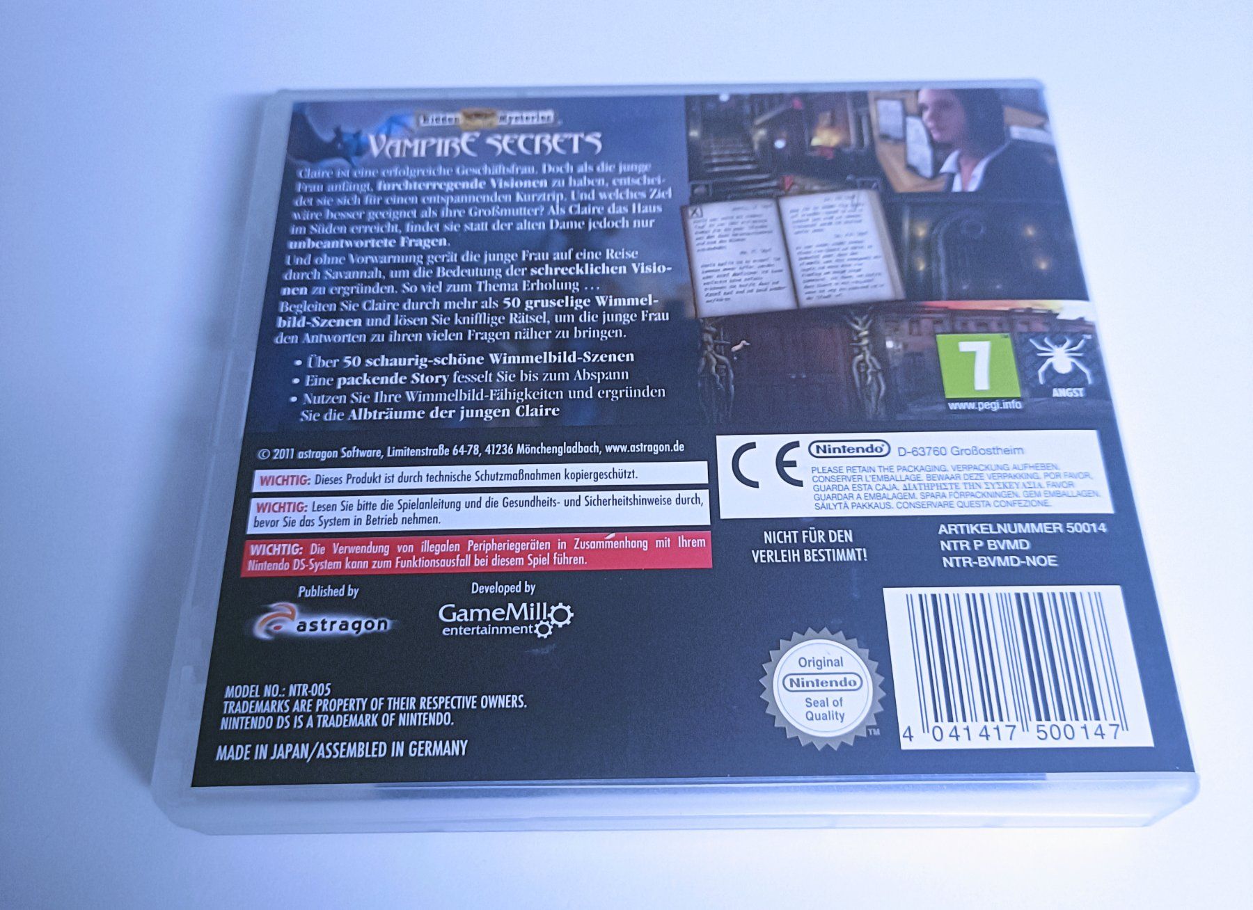 Nintendo Spiele: Hidden Mysteries Vampire Secrets | DS – Gebraucht aus Köniz von Gamecollect 2