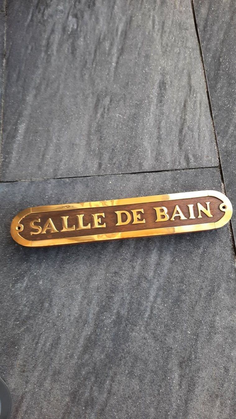 Insegne: SALLE DE BAIN/ MARITIM – Nuovo (secondo la descrizione) da Reinach AG venduto da Huckleberrysix