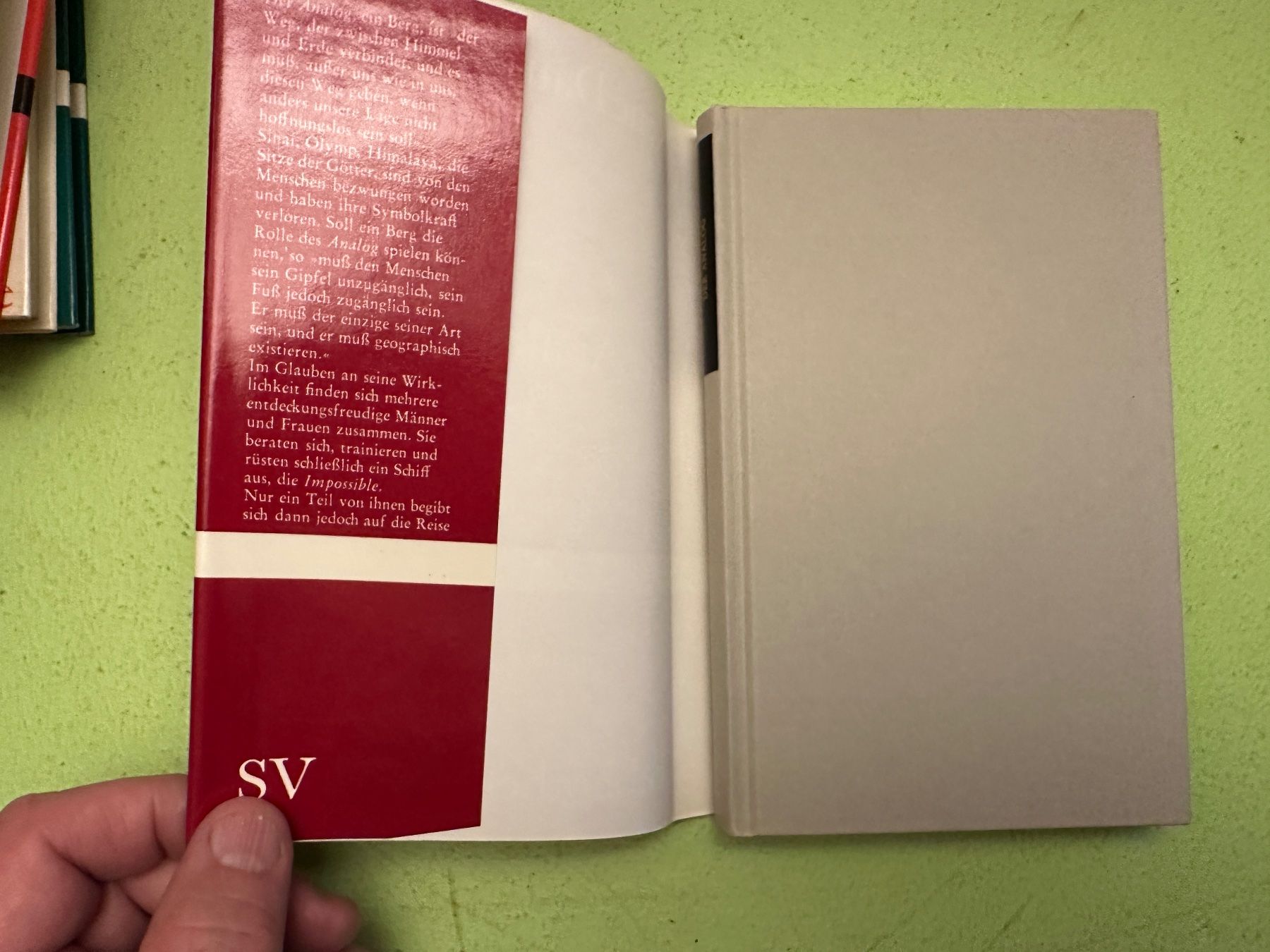 Libri: René Daumal: Der Analog – Usato da Zürich venduto da allp 1